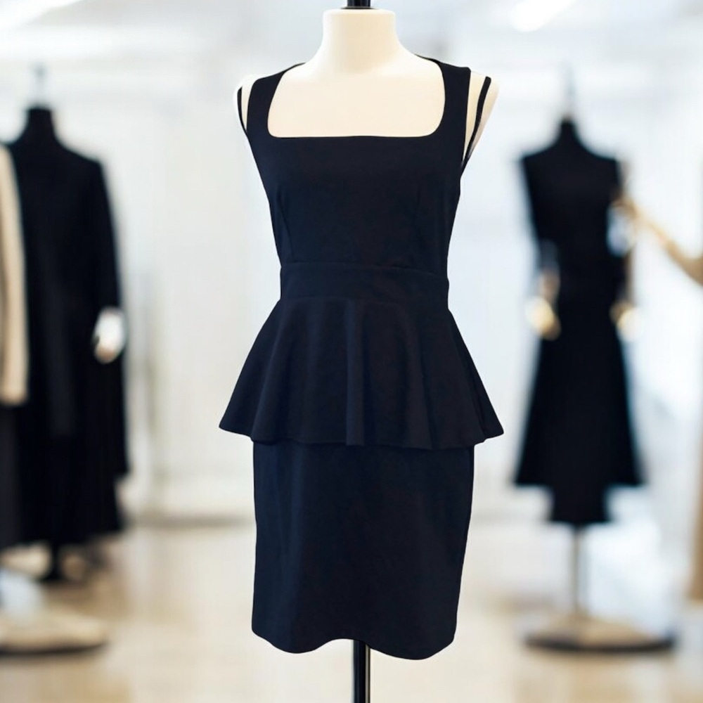 BAR III 3 designer black dress women’s size medium 8